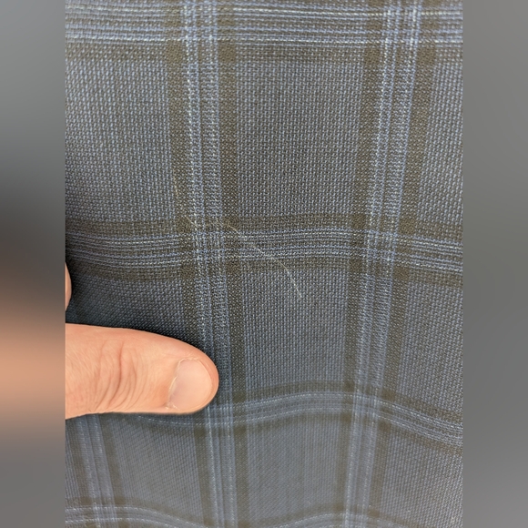 Hugo Boss Jacket, Blue Check, Size 36R - Picture 3 of 4